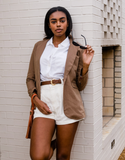 Heather Linen Blazer