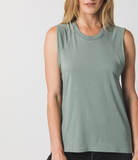 Muscle Tank - Sage