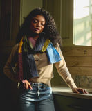 Colorblock Straight Scarf