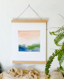 Minimalistic Wooden Magnetic Picture Hanger