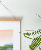 Minimalistic Wooden Magnetic Picture Hanger