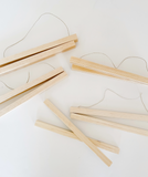 Minimalistic Wooden Magnetic Picture Hanger