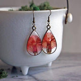 January Birth Flower Earrings