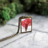 January Birth Flower Necklace