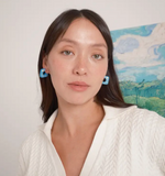 Binky & Lulu Square Mini Hoop Earrings