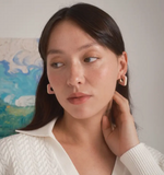 Binky & Lulu Square Mini Hoop Earrings