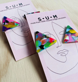 Single Use Multiverse Tri-Stud Earrings