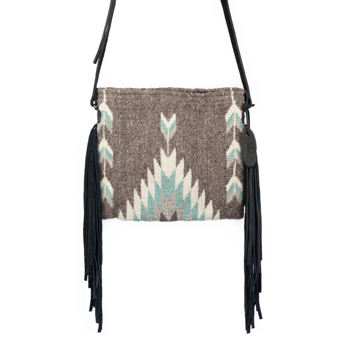 Black fringe cow print crossbody purse – Sassy Bagz