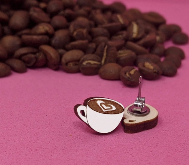 Coffee Earrings