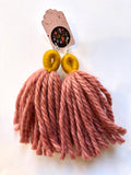Bi-Color Tassel Earrings