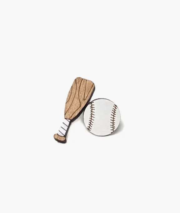 Baseball Earrings