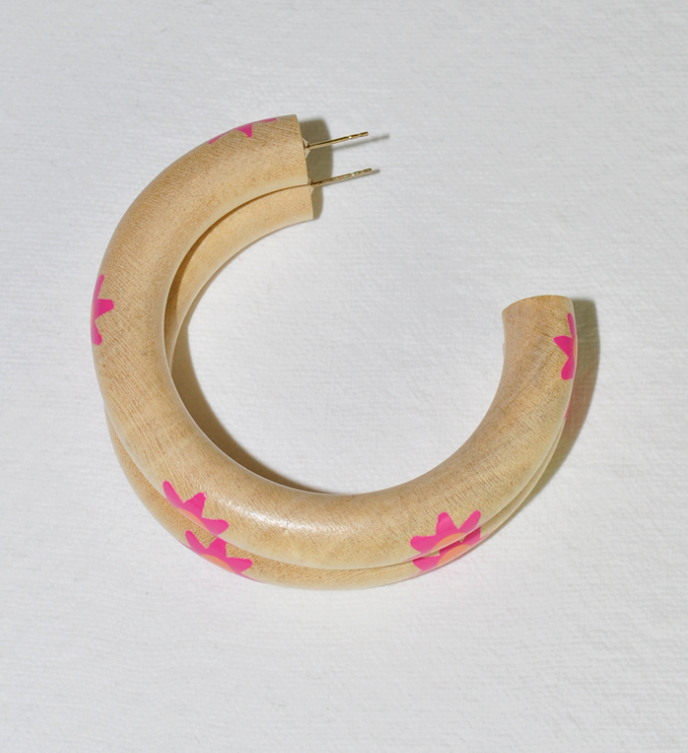 Binky & Lulu Large Chunk Hoop