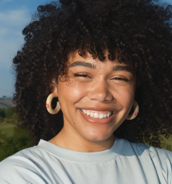 B+L Small Chunk Hoop Earrings