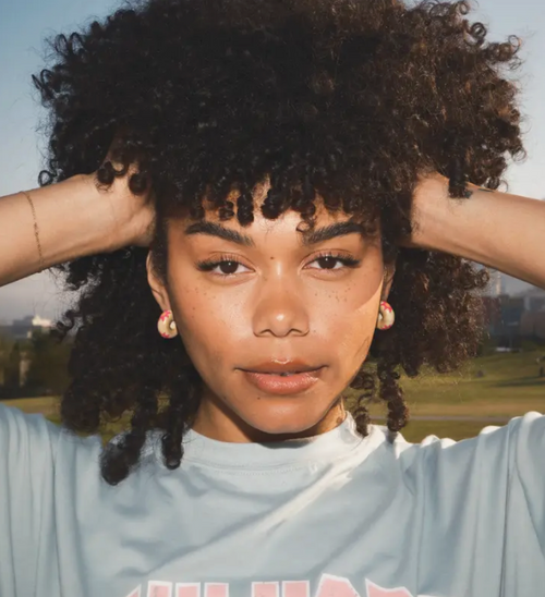 B+L Mini Chunk Hoop Earrings