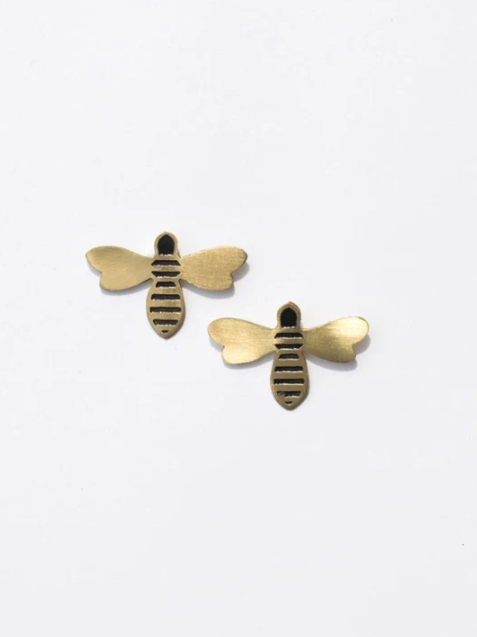 Honey Bee Stud Earrings