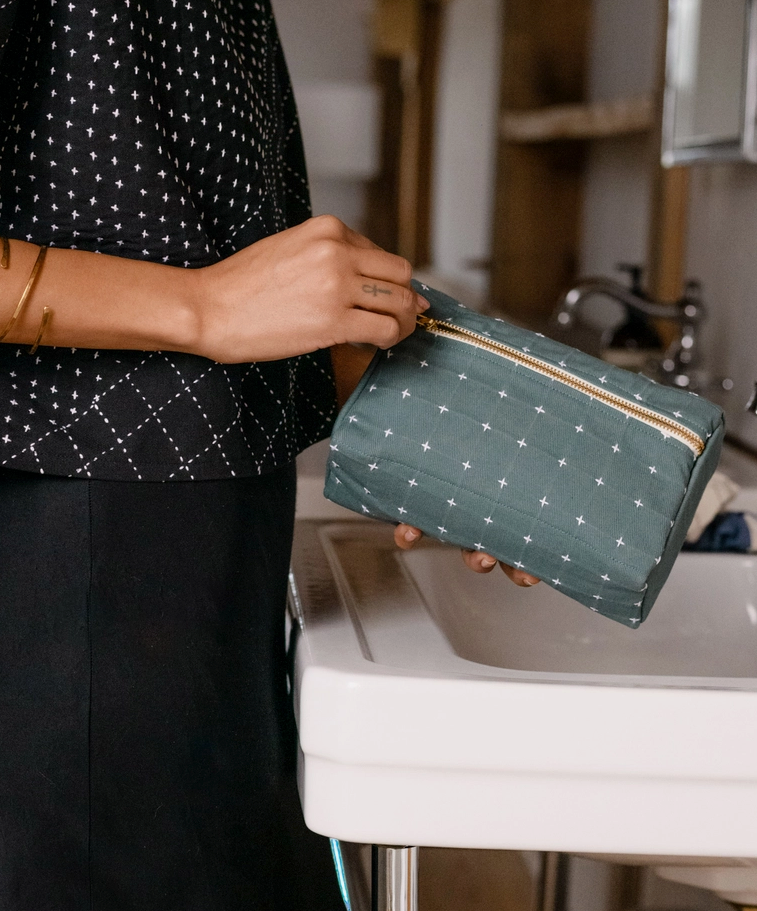 Cross-Stitch Toiletry Bag
