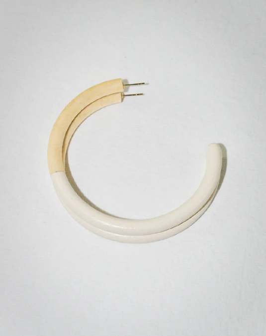 B+L Large Dip Hoop Earrings