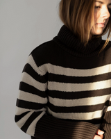 Kindly Striped Heavy Knit Sweater
