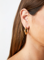 Petal Hoop Earrings