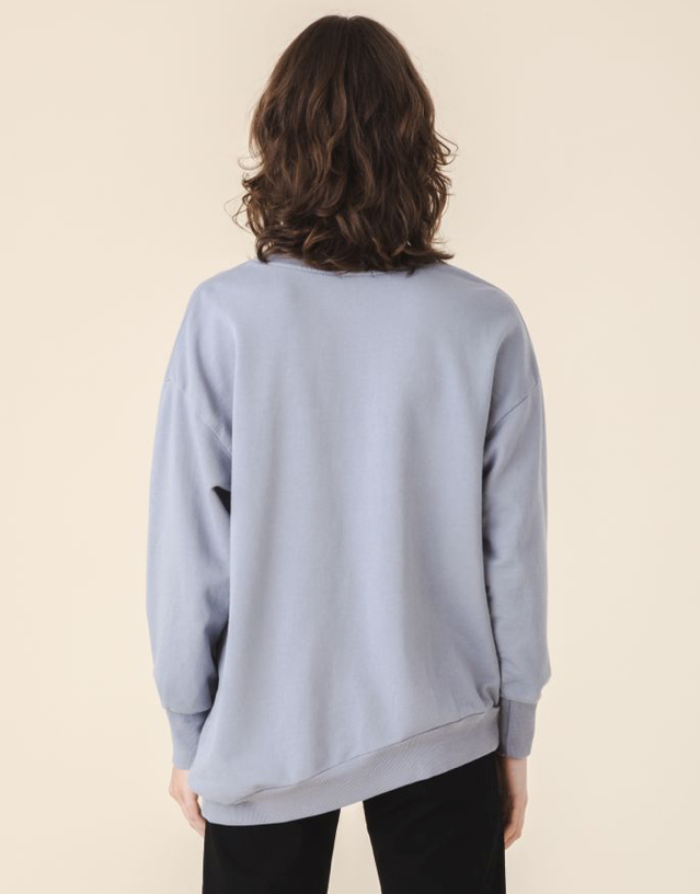 Draped Sweatshirt