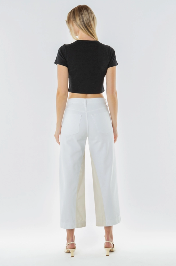 Devon Crop Rework Jeans