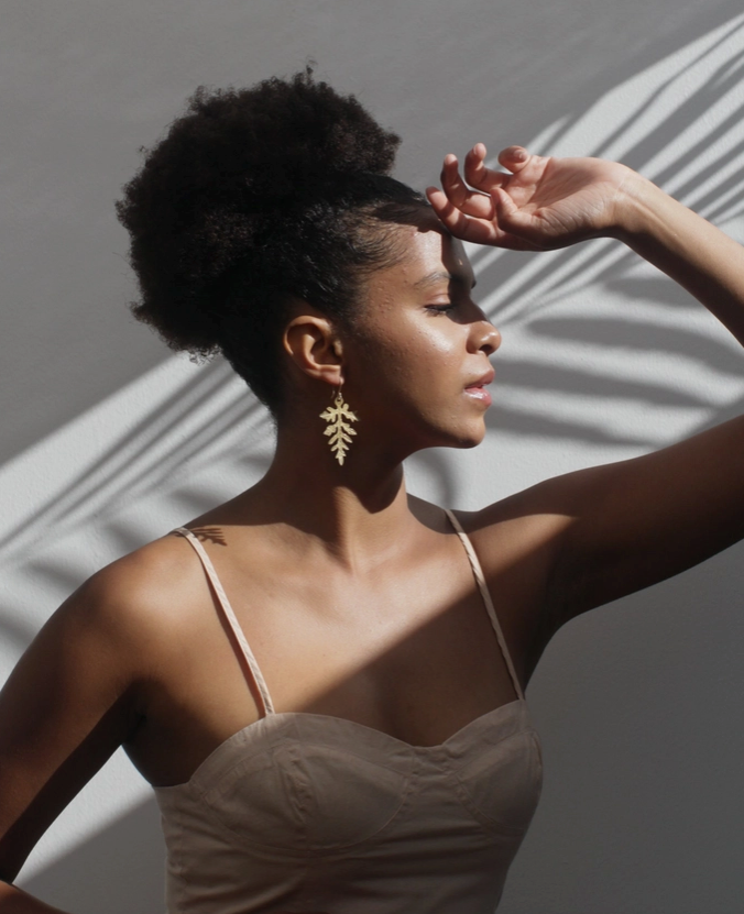 Fern Leaf Earrings