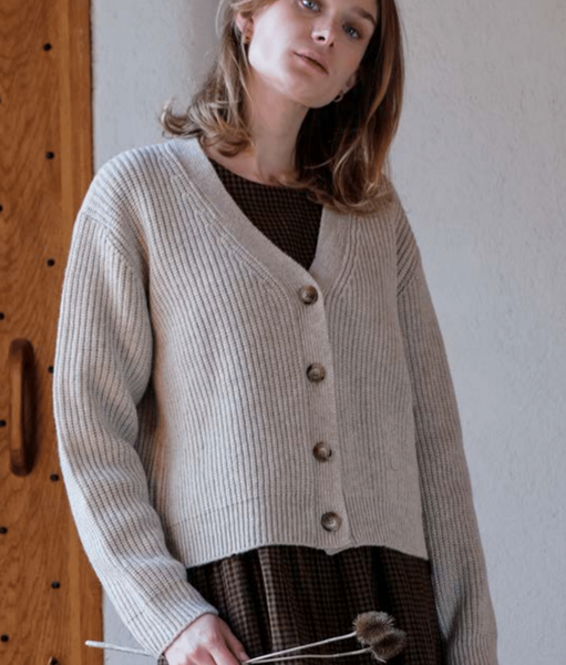 Amita Ribbed Cardigan