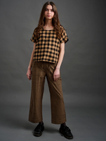 Emmy Check Drawstring Pant