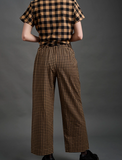 Emmy Check Drawstring Pant