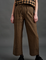 Emmy Check Drawstring Pant