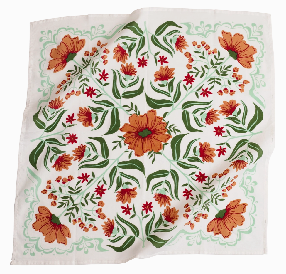 14" Flora Bandana