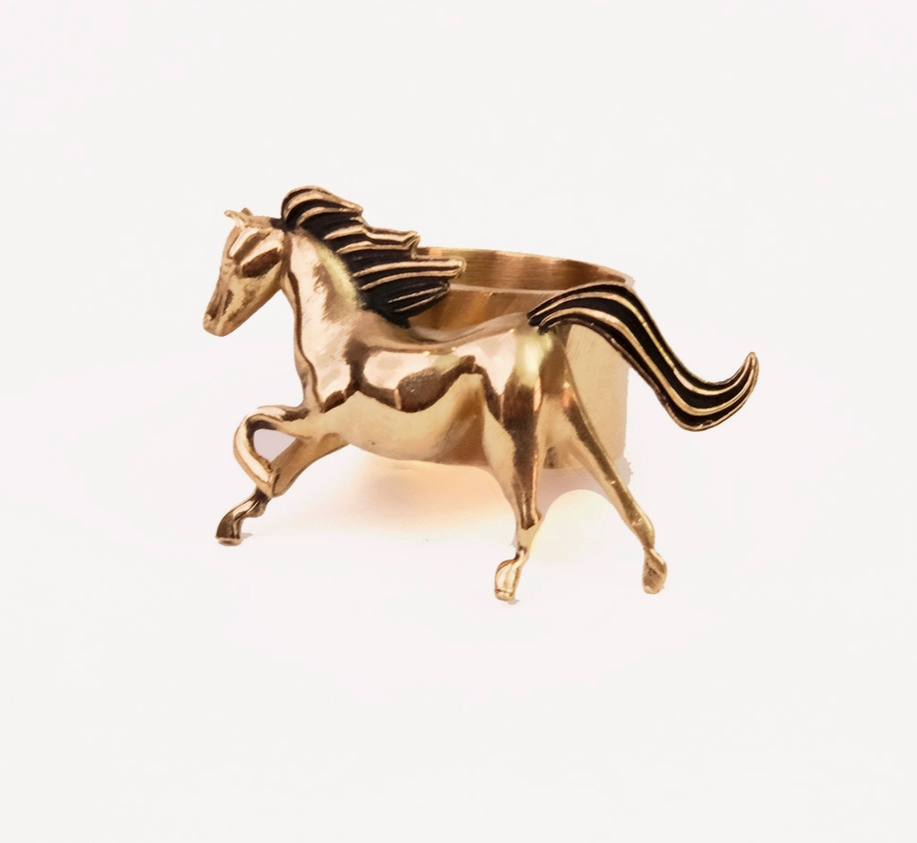 Brass Bandana Slide Ring