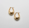 Oval Hoop Earrings