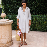 Mulxiply Grey Shirt Dress