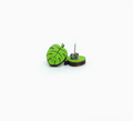 Monstera Leaf Stud Earrings