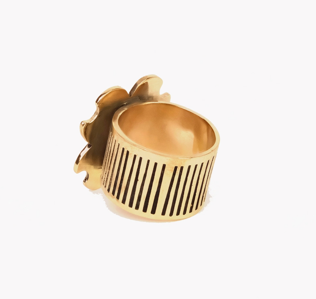 Brass Bandana Slide Ring
