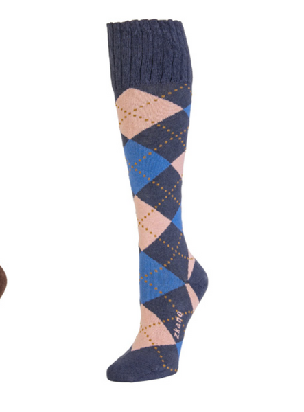 Argyle Knee High Sock