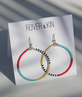 Colorpop Beaded Hoops