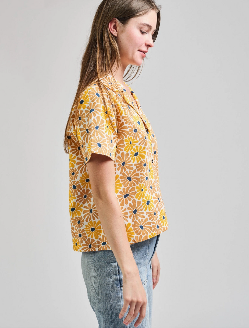 Sunny Floral Camp Shirt