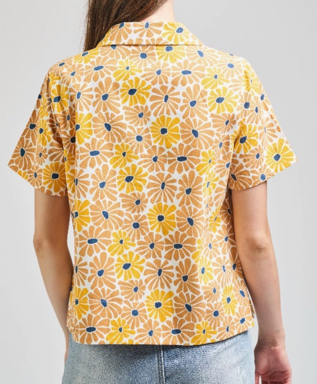 Sunny Floral Camp Shirt
