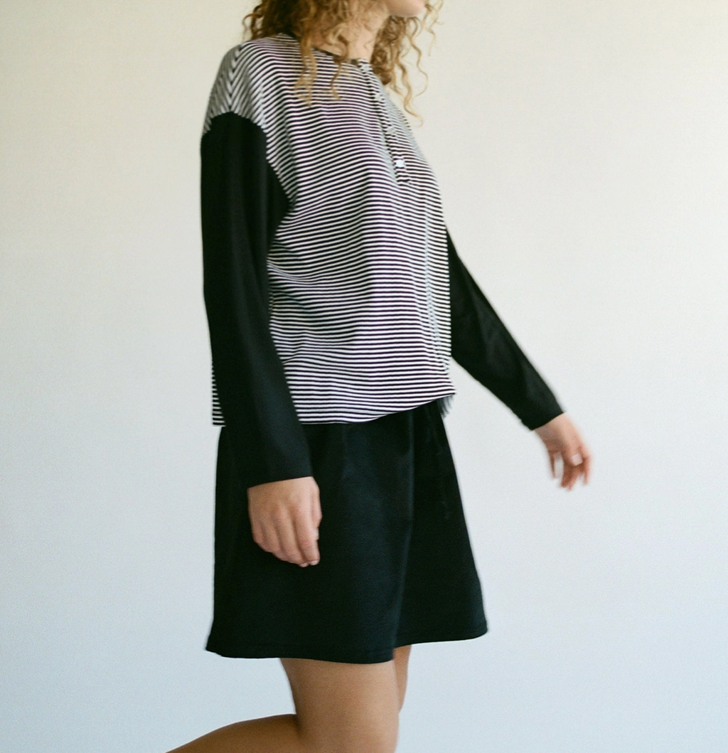 Striped Organic Henley