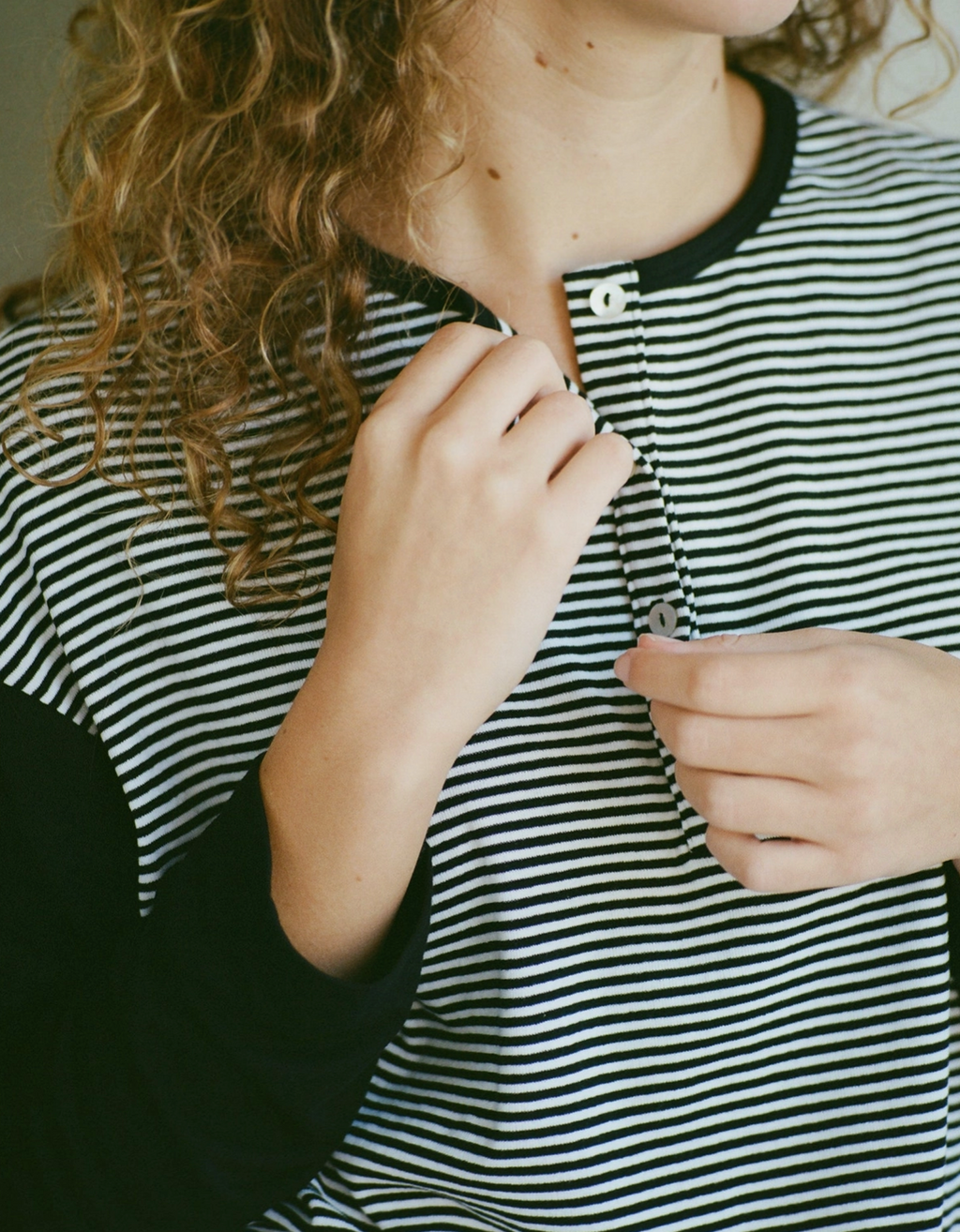 Striped Organic Henley