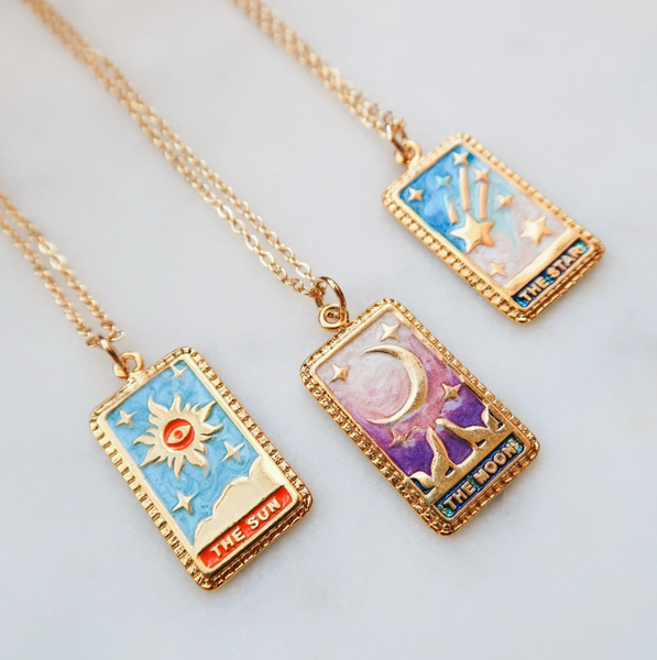 Rainbow Tarot Necklace