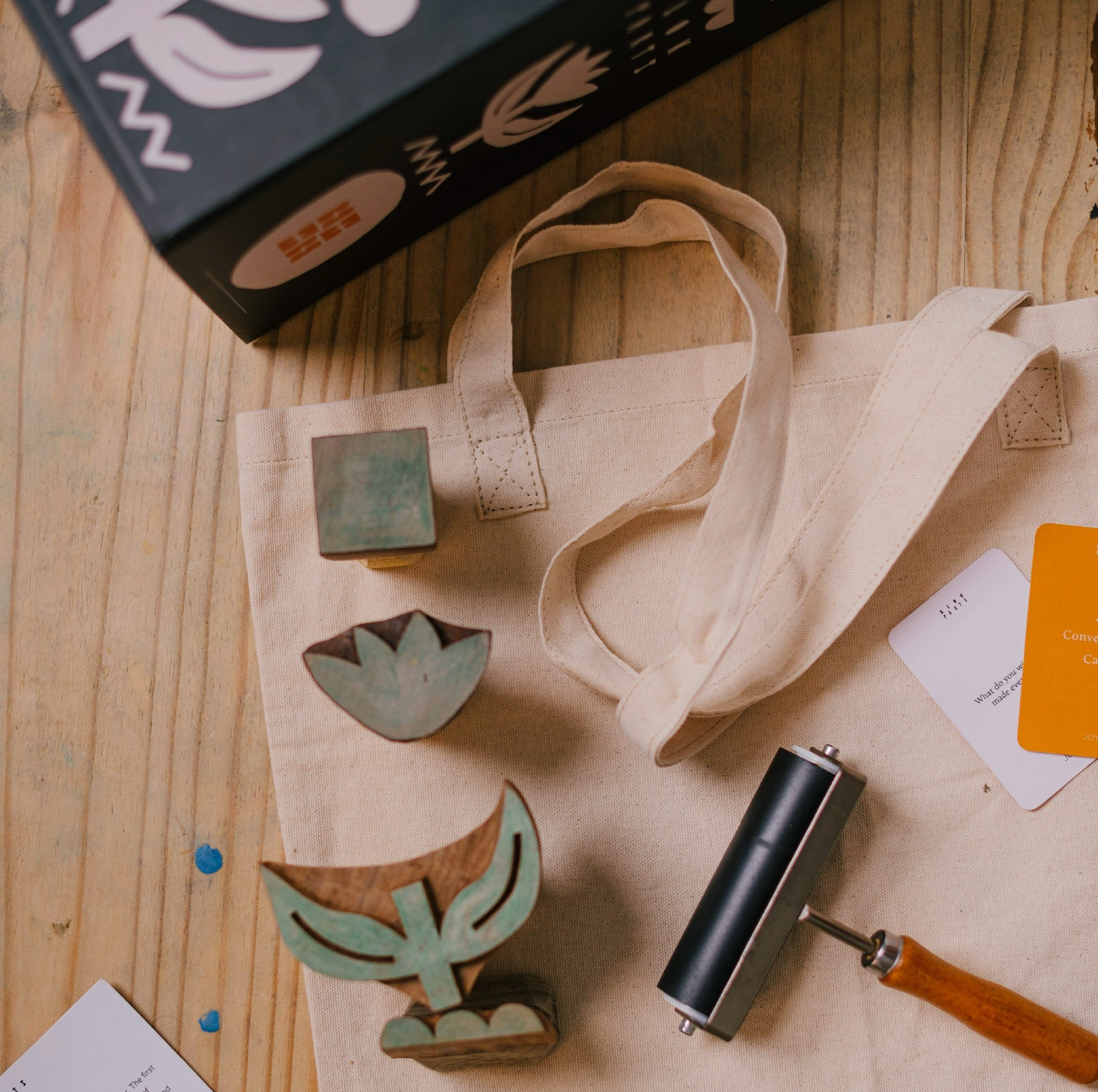 Blok Parti Tote Kit - Tulip Print