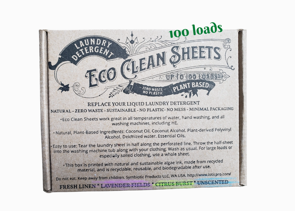 Eco Concentrated Laundry Detergent Sheets -100 Loads