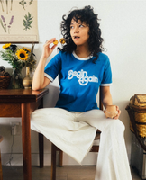 Begin Again | Ringer Graphic T-Shirt