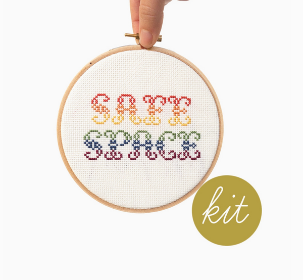 Safe Space Cross Stitch Kit