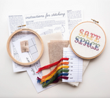 Safe Space Cross Stitch Kit