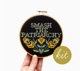 Smash the Patriarchy Cross Stitch Kit