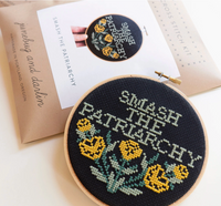 Smash the Patriarchy Cross Stitch Kit